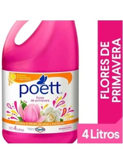 Comprar Poett Liquido Flores de Primavera 4 Lt Mayorista al Mejor Precio!