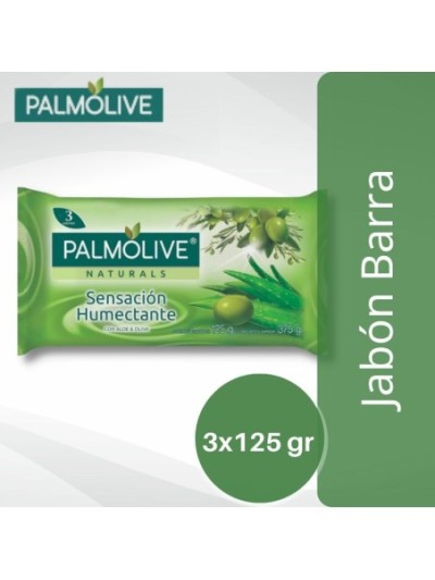 Comprar Jabón Palmolive Naturals Aloe Oliva 3x125 gr Mayorista al Mejor Precio!