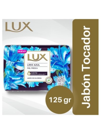 Comprar Jabón Con Glicerina Lux Lirio Azul 125 gr Mayorista al Mejor Precio!