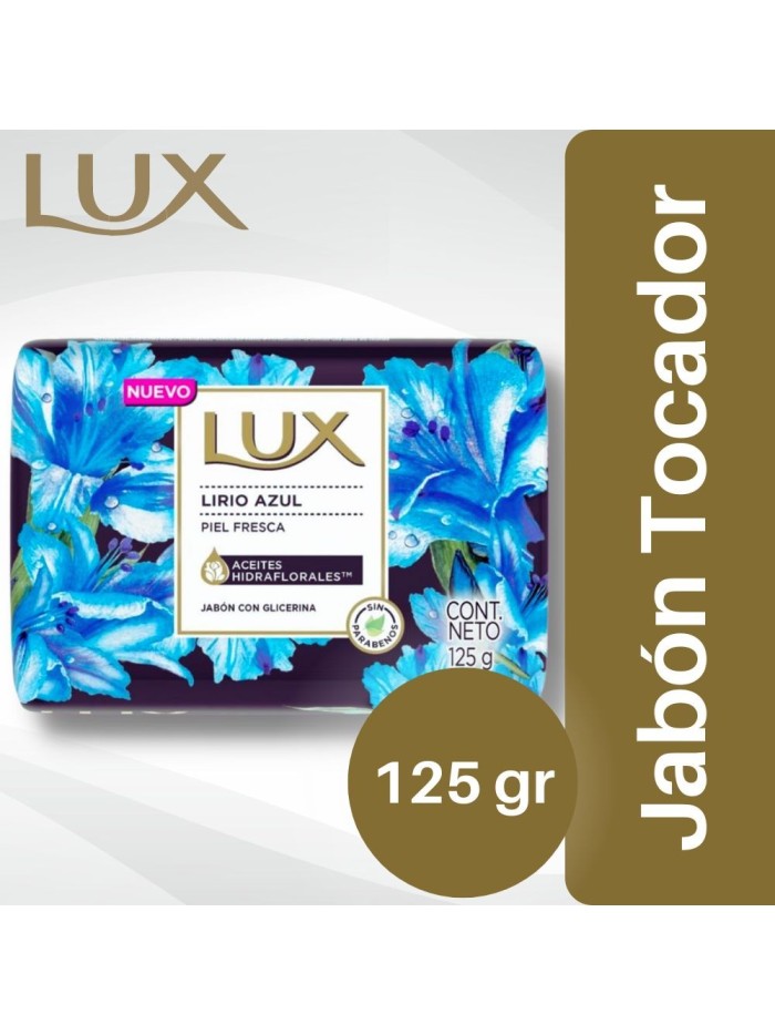 Comprar Jabón Con Glicerina Lux Lirio Azul 125 gr Mayorista al Mejor Precio!