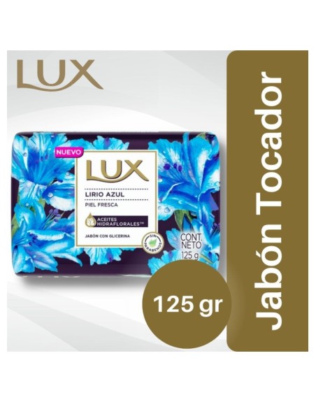 Comprar Jabón Con Glicerina Lux Lirio Azul 125 gr Mayorista al Mejor Precio!