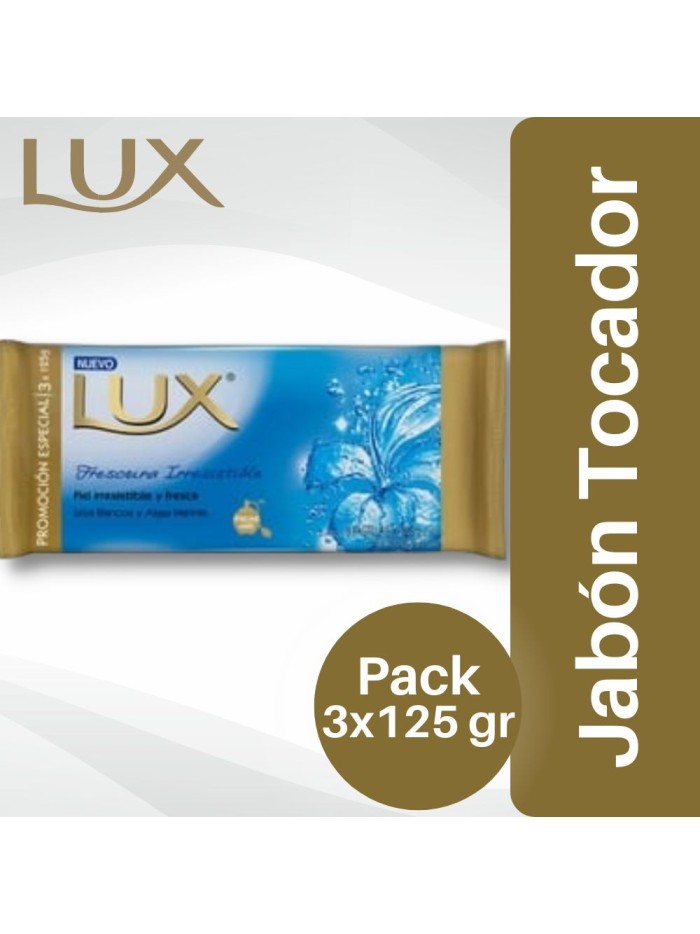 Comprar Jabón Lux Frescura Irresistible 3x125 gr Mayorista al Mejor Precio!