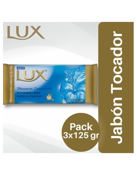 Comprar Jabón Lux Frescura Irresistible 3x125 gr Mayorista al Mejor Precio!