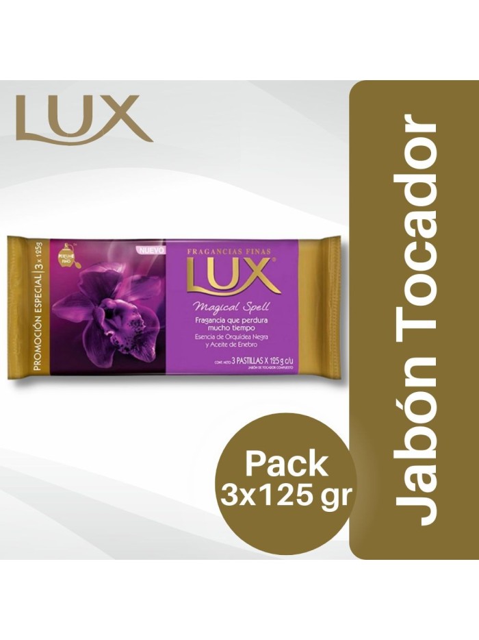 Comprar Jabón Lux Magical Spell 3x125 gr Mayorista al Mejor Precio!