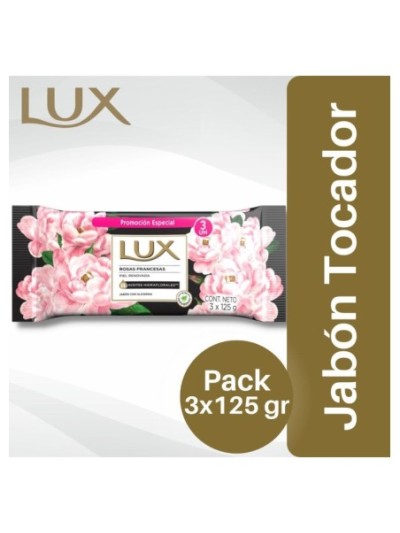 Comprar Jabón Lux Rosas Francesas 3x125 gr Mayorista al Mejor Precio!