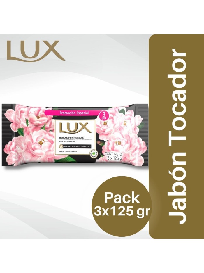 Comprar Jabón Lux Rosas Francesas 3x125 gr Mayorista al Mejor Precio!