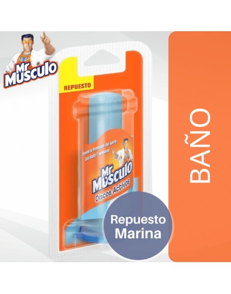 Comprar Mr. Musculo Discos Activos Repuesto Marina Mayorista al Mejor Precio!