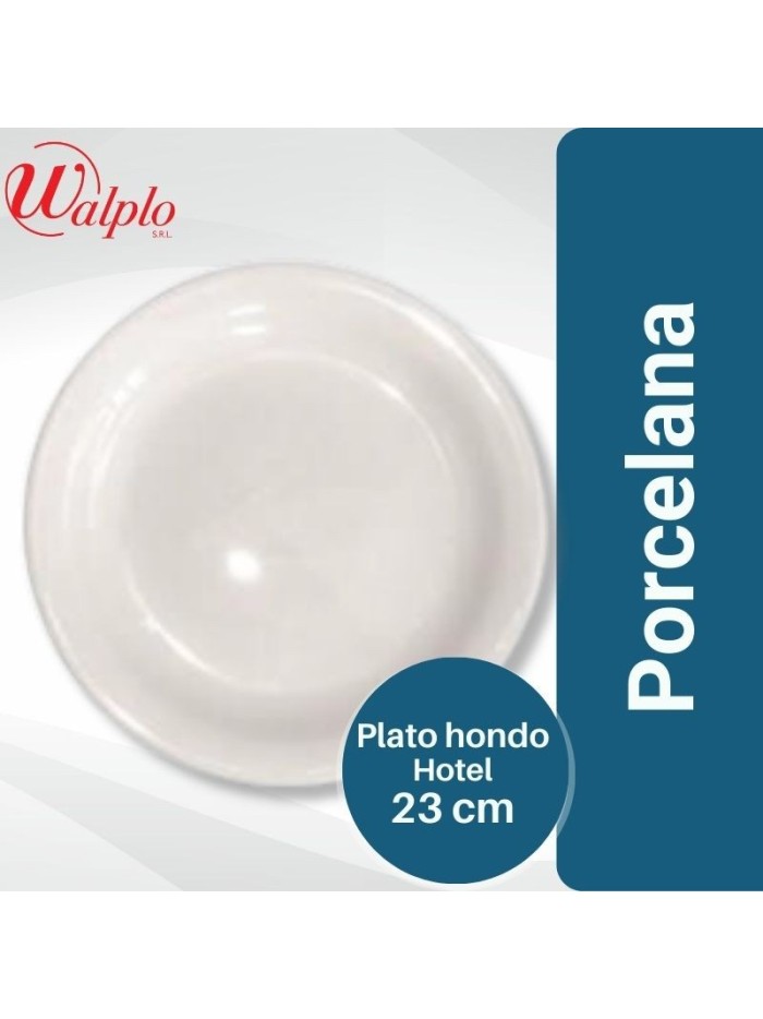 Comprar Plato Hondo Hotel 23 cm DEC 0550 Mayorista al Mejor Precio!