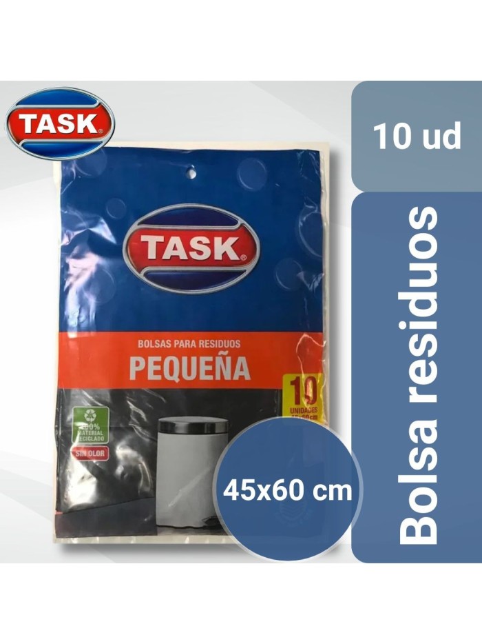 Comprar Task Bolsa Residuos Plana 45X60X 10U. Mayorista al Mejor Precio!