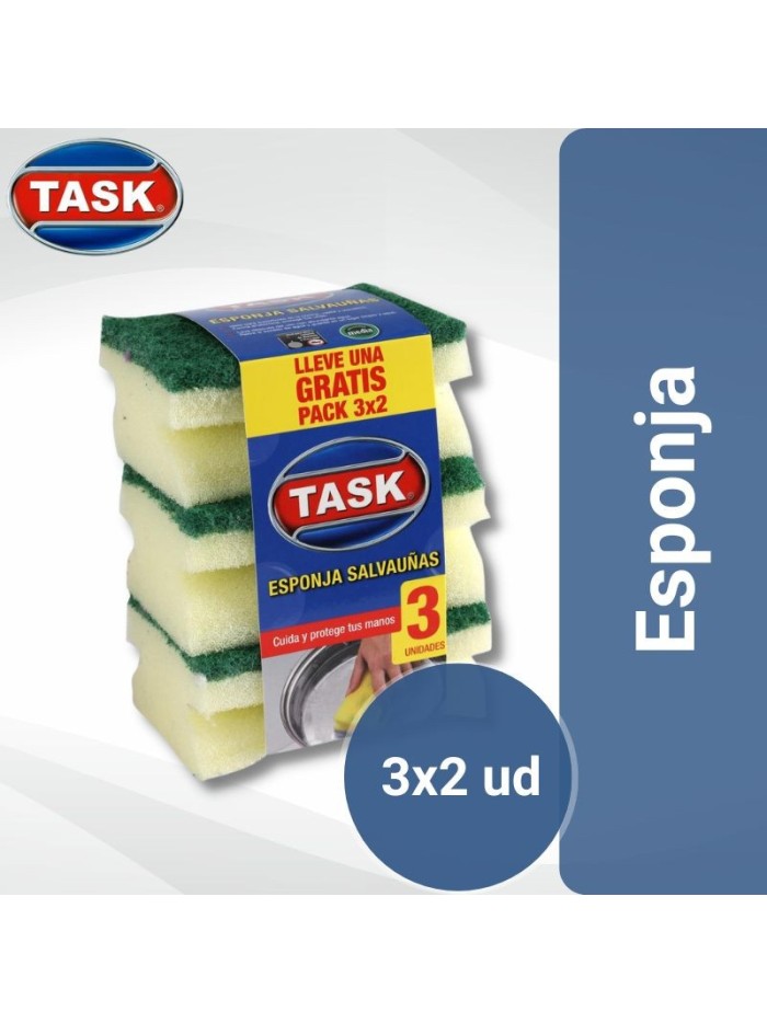 Comprar Task Fibra Esponja Salvauña 3x2 ud Mayorista al Mejor Precio!