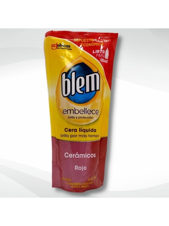 Comprar Blem Autobrillo Embellece Ceramicos Rojos 450 ml Doypack Mayorista al Mejor Precio!