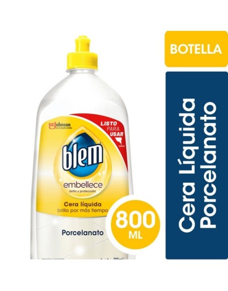 Comprar Blem Autobrillo Embellece Porcelanato Incoloro 800 ml Botella Mayorista al Mejor Precio!