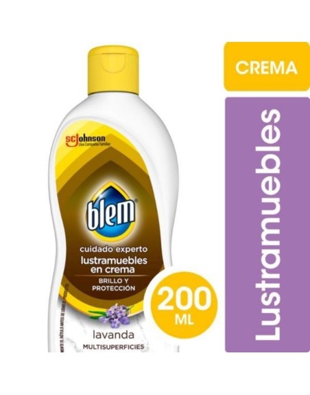 Comprar Blem Crema Lustramuebles Lavanda /Gran 200 ml Mayorista al Mejor Precio!