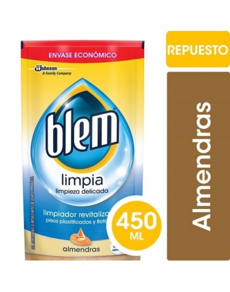 Comprar Blem Pisos Plastificados Aceite de Almendras 450 cc Mayorista al Mejor Precio!