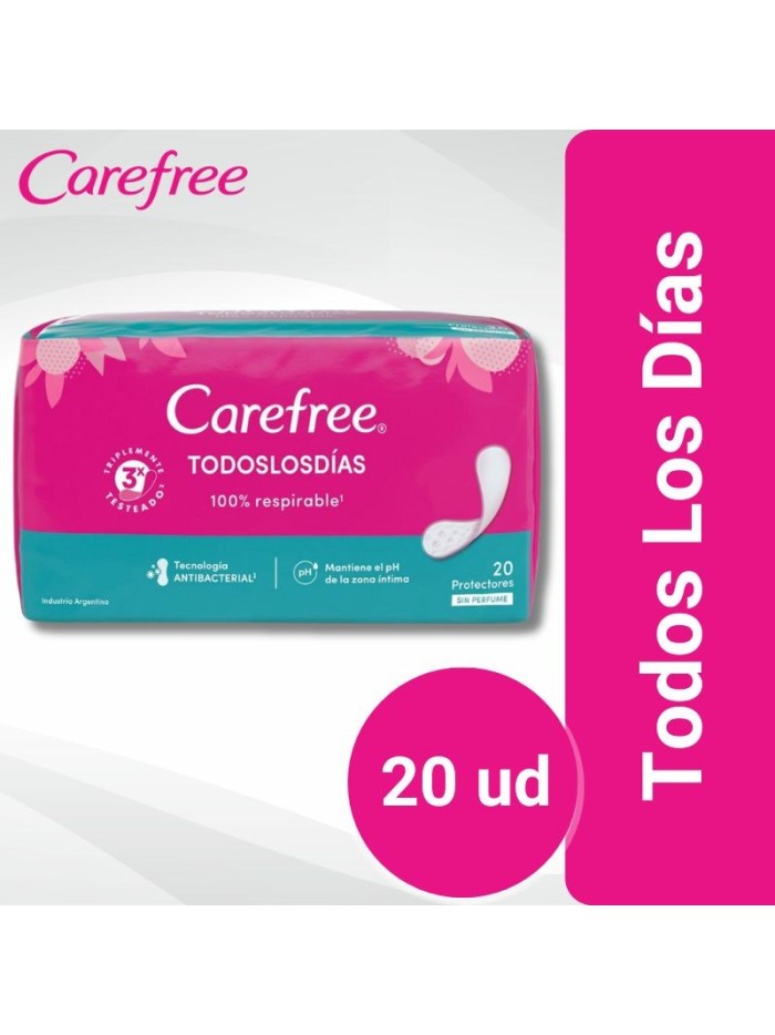 Carefree Todos Los Dias 20 ud