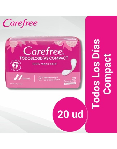 Carefree Todos Los Dias Compact 20 ud