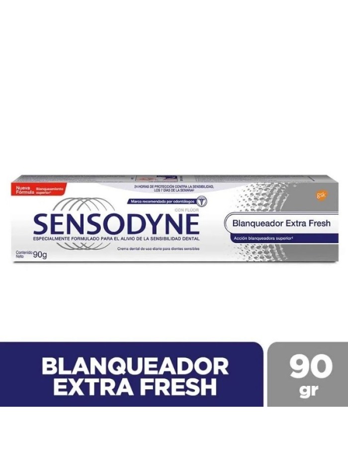 Comprar Crema Dental Sensodyne Blanqueador Extra Fresh 90 gr Mayorista al Mejor Precio!