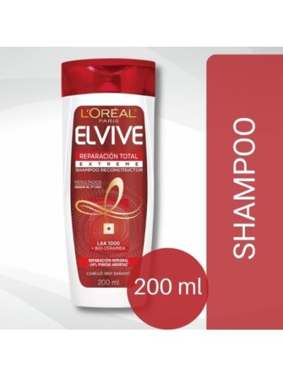 Comprar Elvive Shampoo Reparacion Total Extreme 200 ml Mayorista al Mejor Precio!
