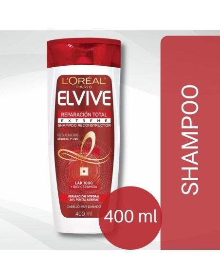 Comprar Elvive Shampoo Reparacion Total Extreme 400 ml Mayorista al Mejor Precio!