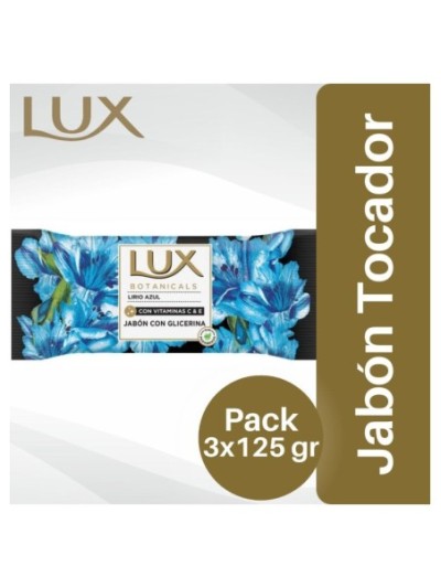 Comprar Jabon Con Glicerina Lux Lirio Azul 3x125 gr Mayorista al Mejor Precio!
