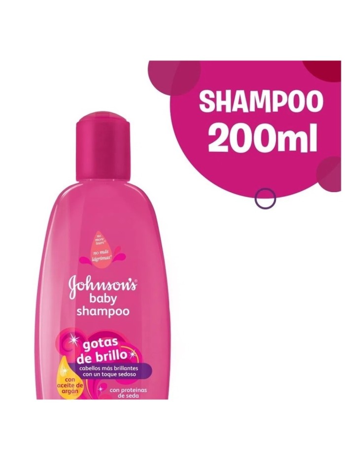 Comprar Johnson Shampoo Gotas de Brillo 200 ml 12 Mayorista al Mejor Precio!