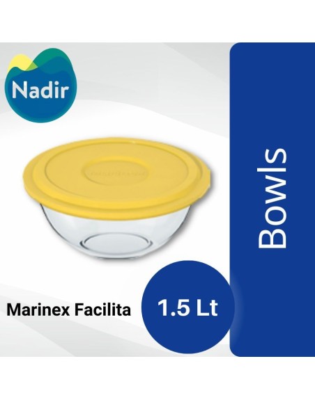 Comprar Nadir Bowl Con Tapa 1.5 Lt. Marinex Mayorista al Mejor Precio!