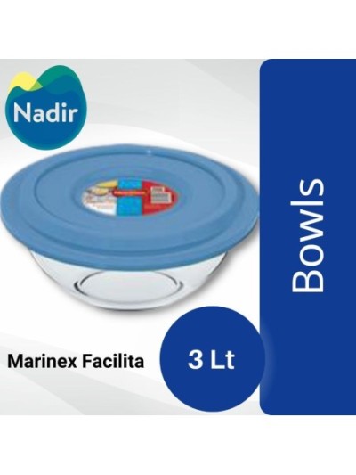 Comprar Nadir Bowl Con Tapa 3 Lt. Marinex Mayorista al Mejor Precio!