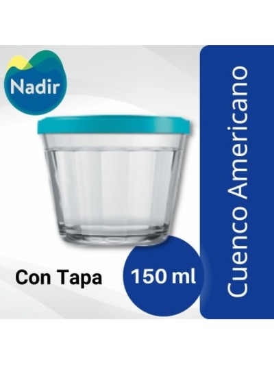 Comprar Nadir Cuenco Americano Con Tapa 150 ml Mayorista al Mejor Precio!