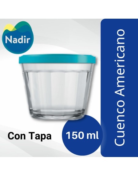 Comprar Nadir Cuenco Americano Con Tapa 150 ml Mayorista al Mejor Precio!