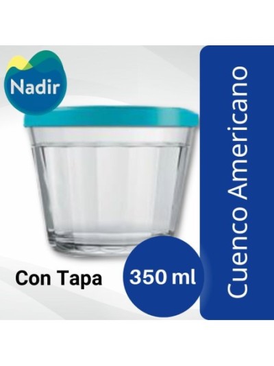 Comprar Nadir Cuenco Americano Con Tapa 350 ml Mayorista al Mejor Precio!