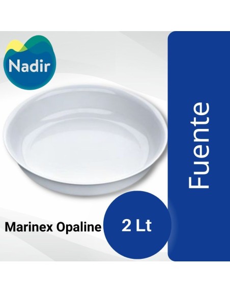 Comprar Nadir Fuente Redonda Grande 27x5 cm Opaline Mayorista al Mejor Precio!