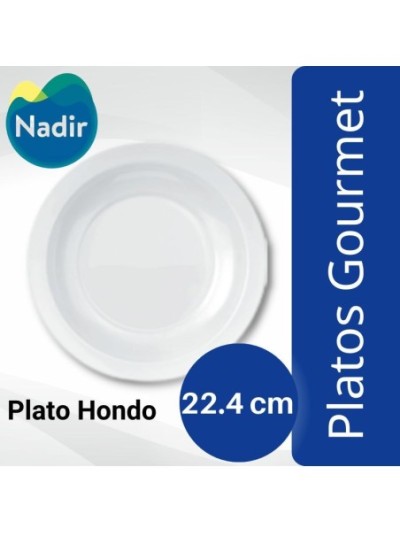 Comprar Nadir Plato Hondo Gourmet 22.4 cm Mayorista al Mejor Precio!