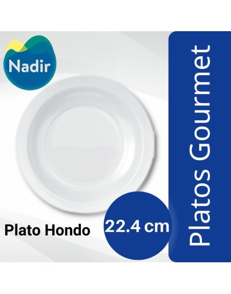 Comprar Nadir Plato Hondo Gourmet 22.4 cm Mayorista al Mejor Precio!