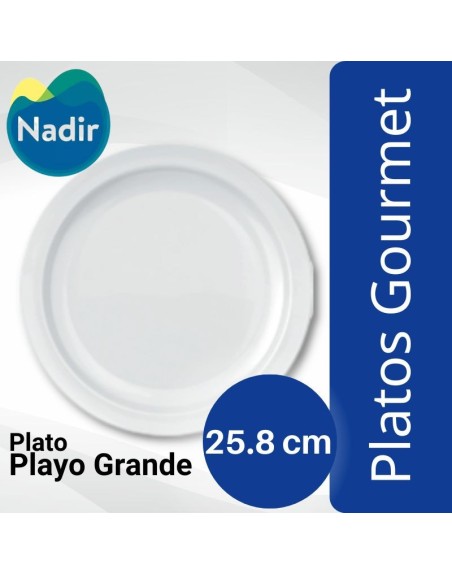 Comprar Nadir Plato Playo Grande Gourmet 25,8cm Mayorista al Mejor Precio!