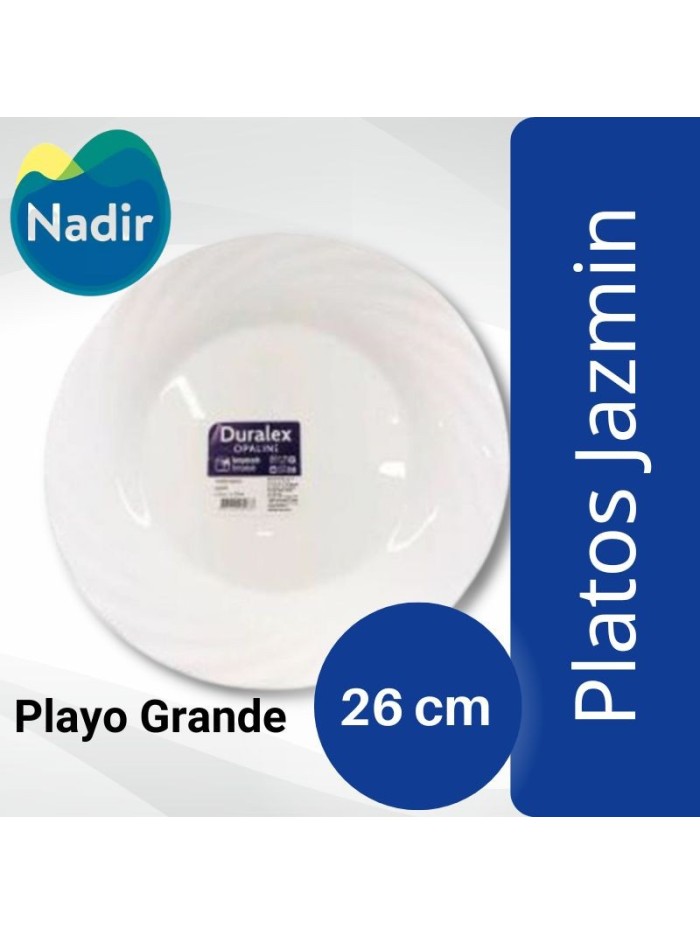 Comprar Nadir Plato Playo Grande Jasmin 26 cm Mayorista al Mejor Precio!