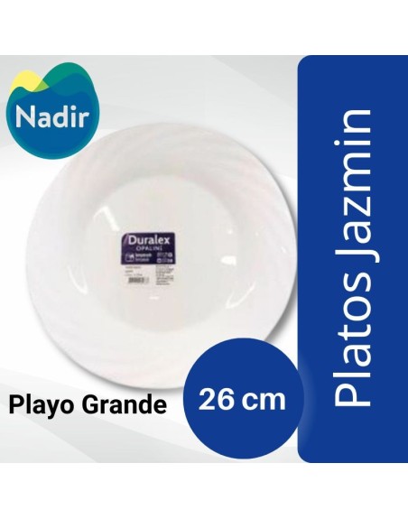 Comprar Nadir Plato Playo Grande Jasmin 26 cm Mayorista al Mejor Precio!