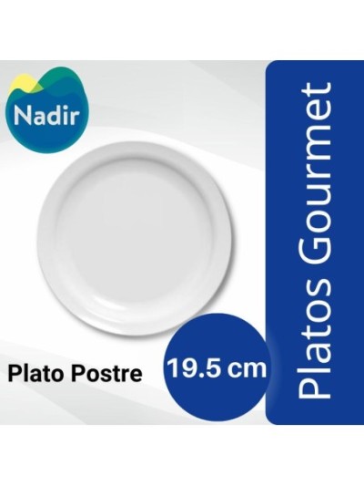Comprar Nadir Plato Postre Gourmet 19.5 cm Mayorista al Mejor Precio!
