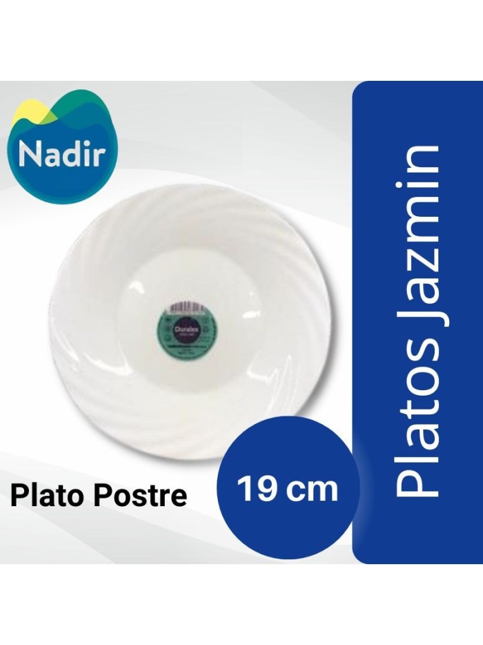 Comprar Nadir Plato Postre Jazmin 19 cm Mayorista al Mejor Precio!