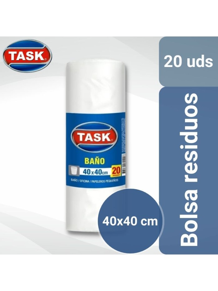 Comprar Task Bolsa Residuo 40x40 cm 20 uds Virutex Mayorista al Mejor Precio!