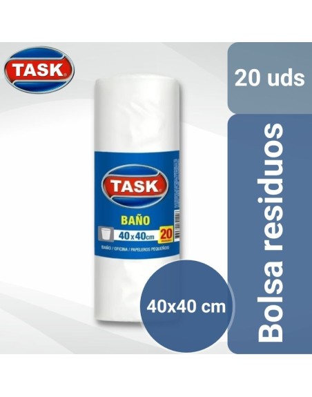 Comprar Task Bolsa Residuo 40x40 cm 20 uds Virutex Mayorista al Mejor Precio!