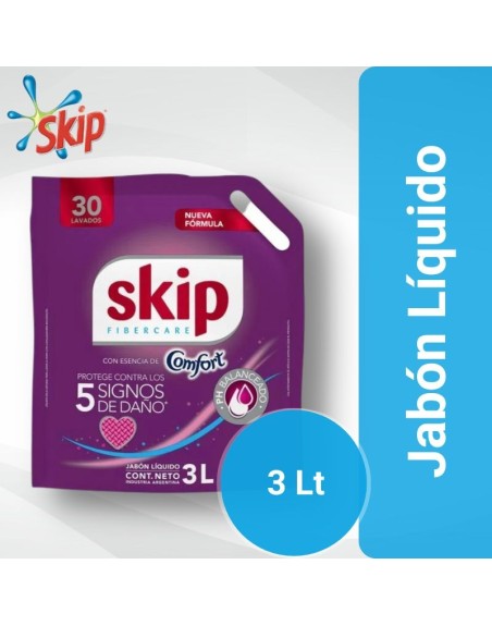 Comprar Skip Liquido Fibercare Esencia Comfort 3 Lt Doypack Mayorista al Mejor Precio!