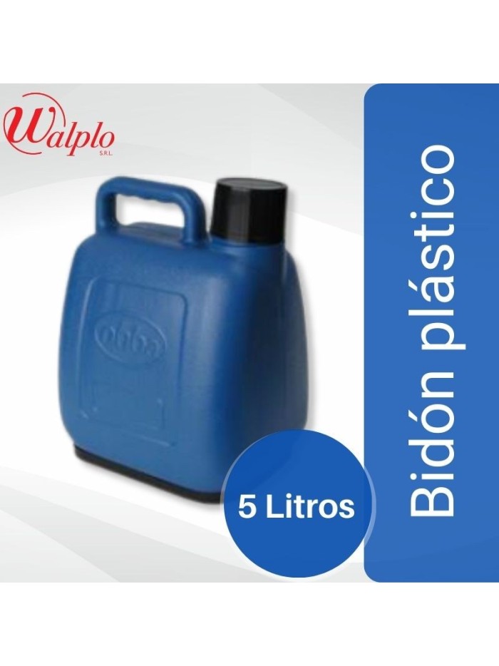 Comprar BIDON PLASTICO 5 LITROS OBBA Mayorista al Mejor Precio!