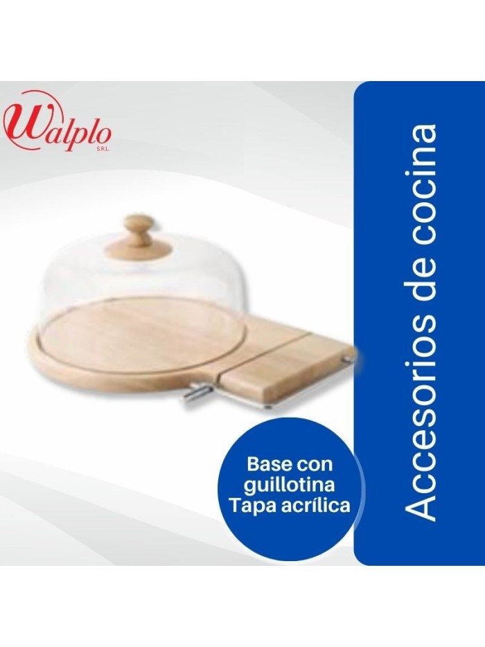 Comprar Campana Base Madera Con Guillotina Tapa Plastica Mayorista al Mejor Precio!