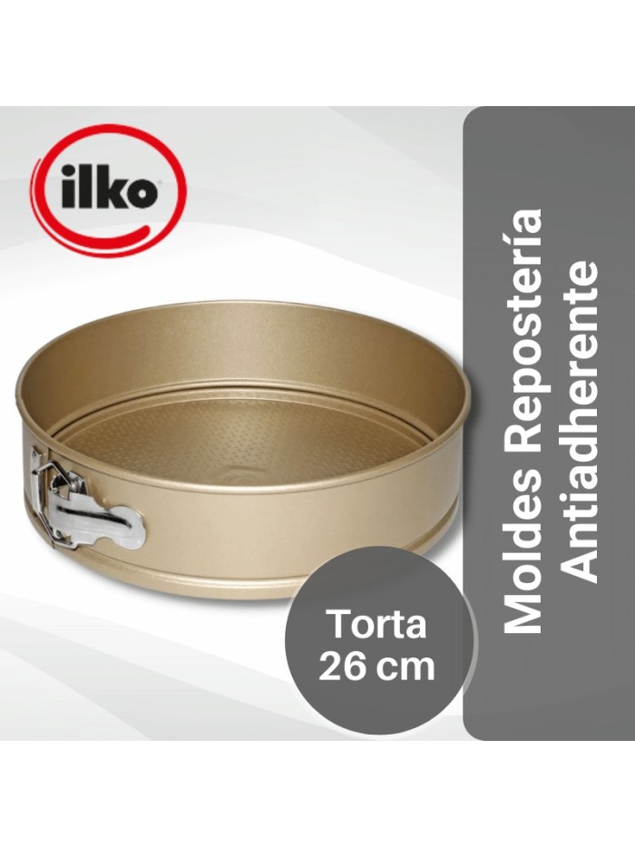 Comprar Ilko Molde Torta 26 cm Linea Gold Antiadherente Mayorista al Mejor Precio!