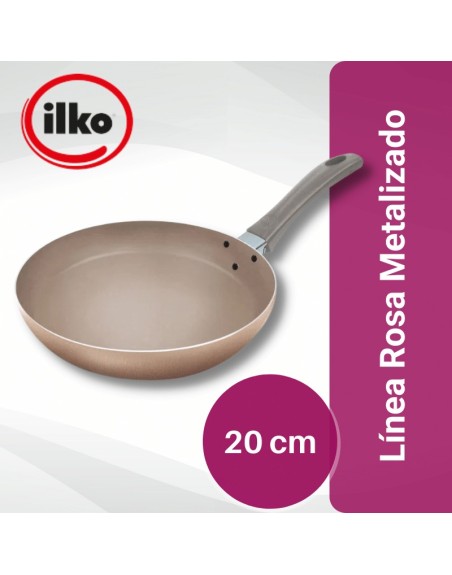 Comprar Ilko Sarten 20 cm Linea Rosa Metalizado Mayorista al Mejor Precio!