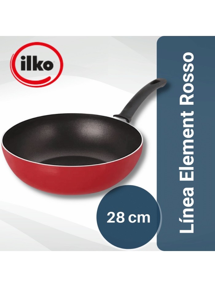 Comprar Ilko Sarten Wok Linea Linea Design Antiadherente Mayorista al Mejor Precio!