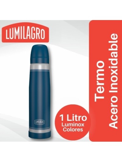 Comprar Termo Luminox Acero Inoxidable Azul Lumilagro Mayorista al Mejor Precio!