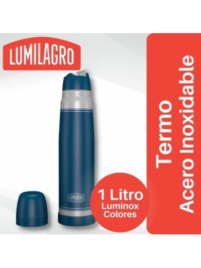 Comprar Termo Luminox Acero Inoxidable Azul Lumilagro Mayorista al Mejor Precio!