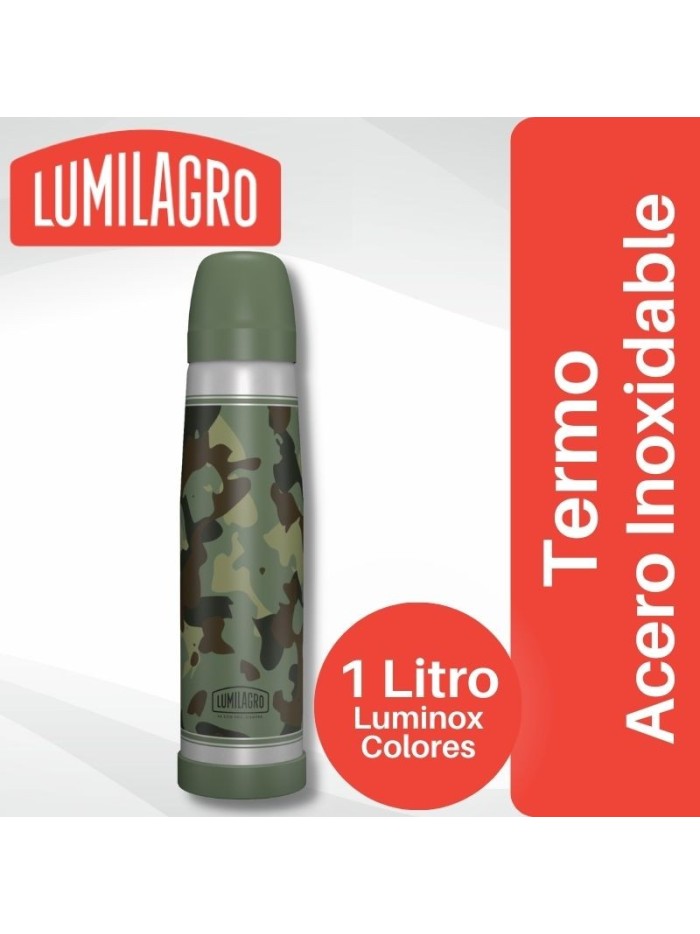 Comprar Termo Luminox Acero Inoxidable Camuflado Lumilagro Mayorista al Mejor Precio!