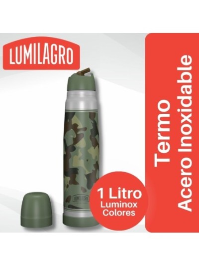 Comprar Termo Luminox Acero Inoxidable Camuflado Lumilagro Mayorista al Mejor Precio!